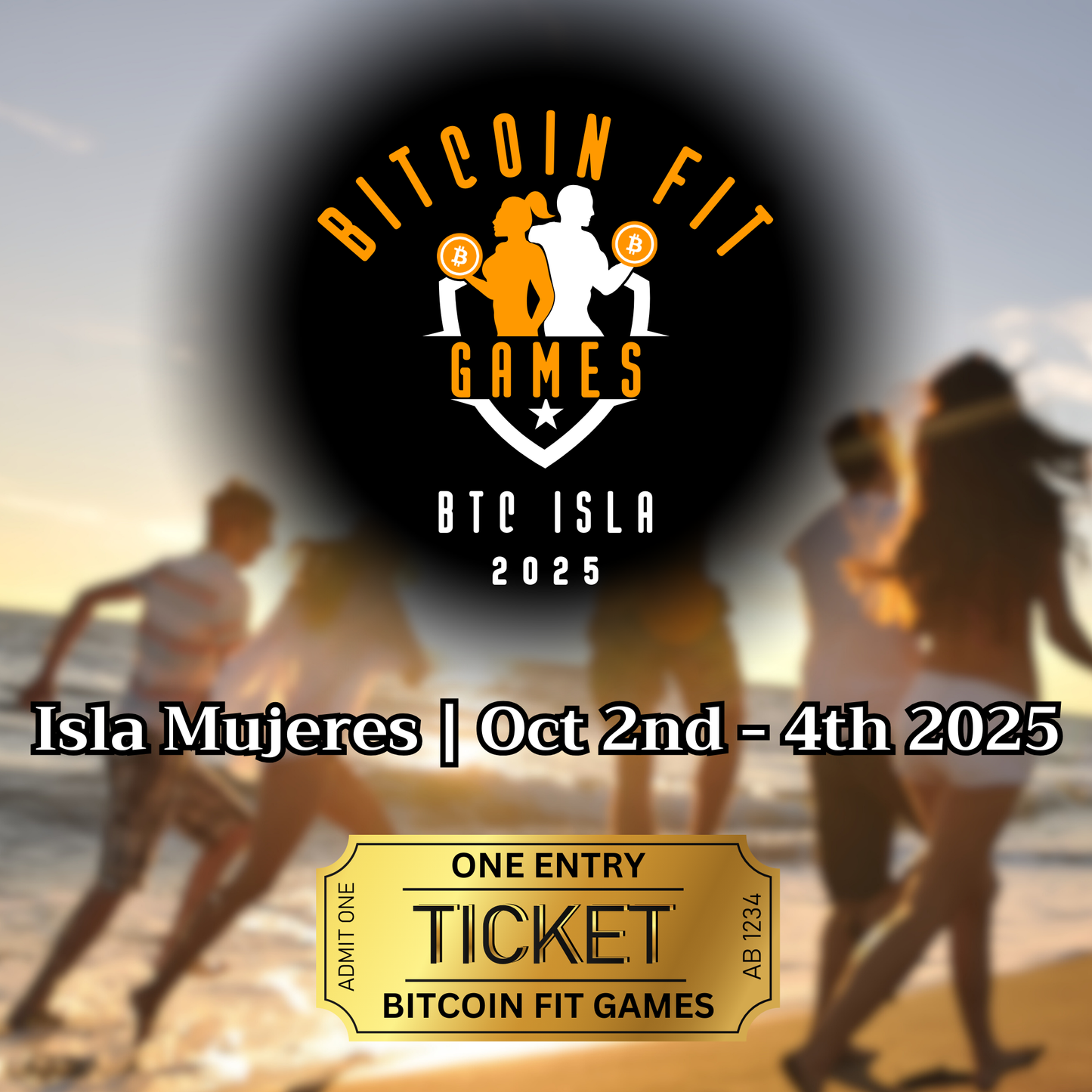 Bitcoin Fit Games Entry Ticket